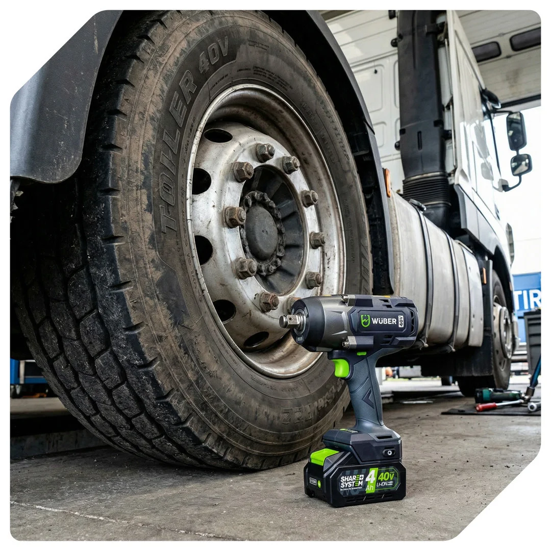 Impact wrench 40 V 2000 Nm 3/4" brushless