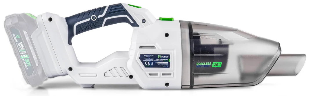 Handheld vacuum cleaner 20 V 120 W, wet/dry