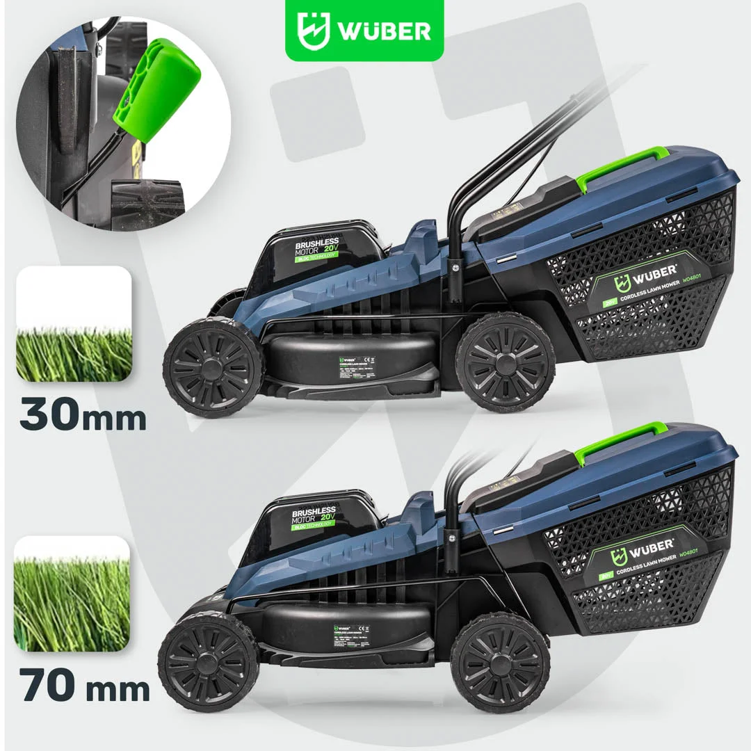 Batteridriven gräsklippare 32 cm 20 V, 6,0 Ah