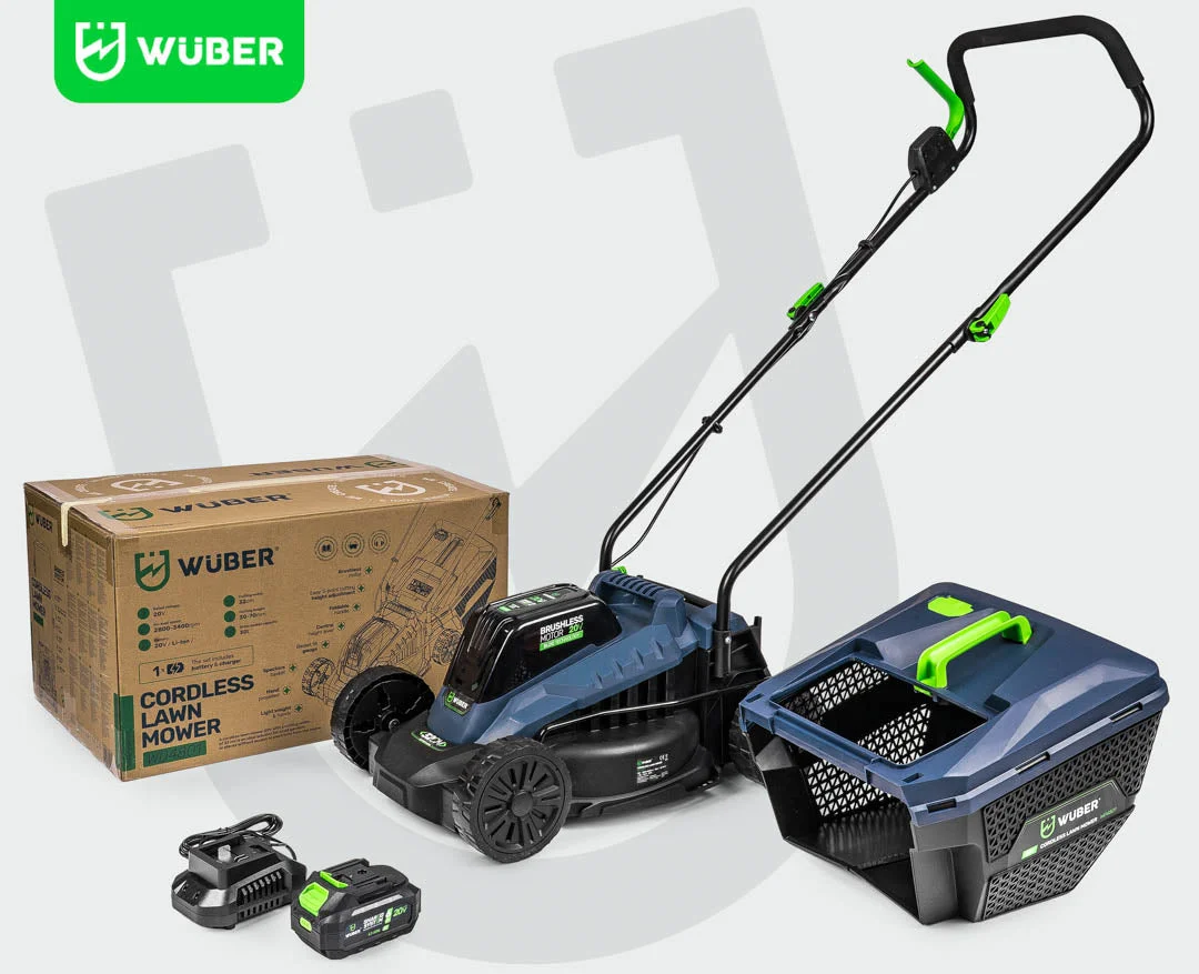 Batteridriven gräsklippare 32 cm 20 V, 6,0 Ah