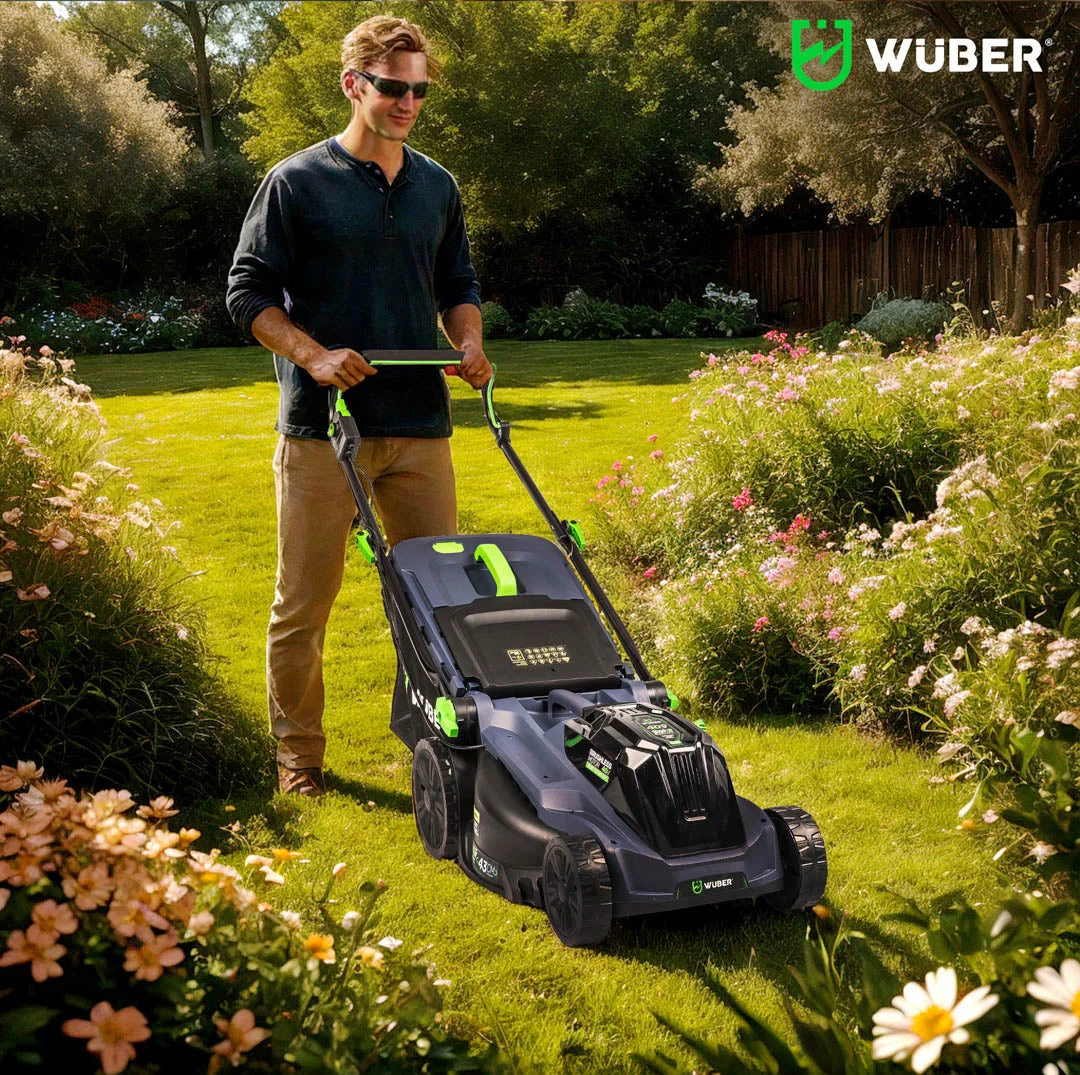 Cordless lawn mower 43 cm 40 V