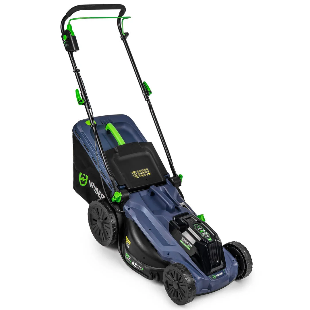 Cordless lawn mower 43 cm 40 V