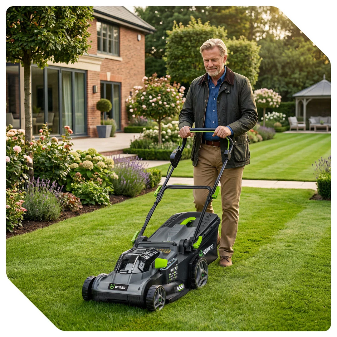 Cordless lawn mower 38 cm 40 V 4.0 Ah