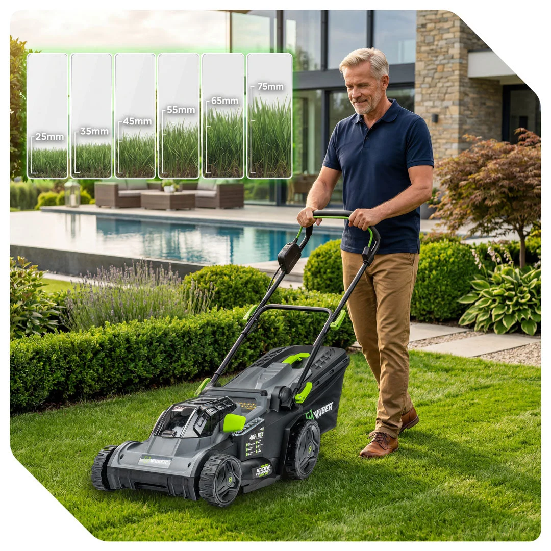 Cordless lawn mower 38 cm 40 V 4.0 Ah