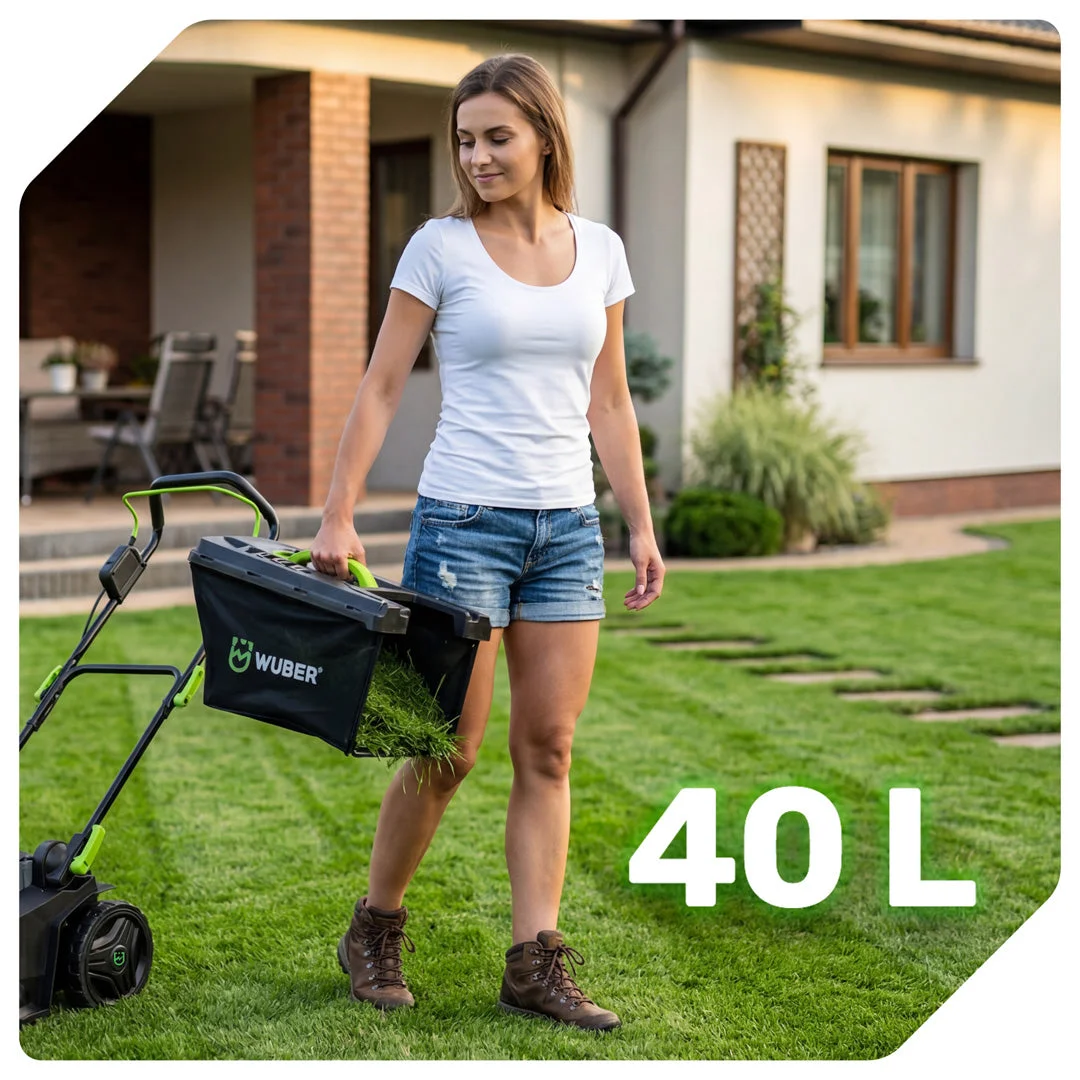 Cordless lawn mower 38 cm 40 V 4.0 Ah