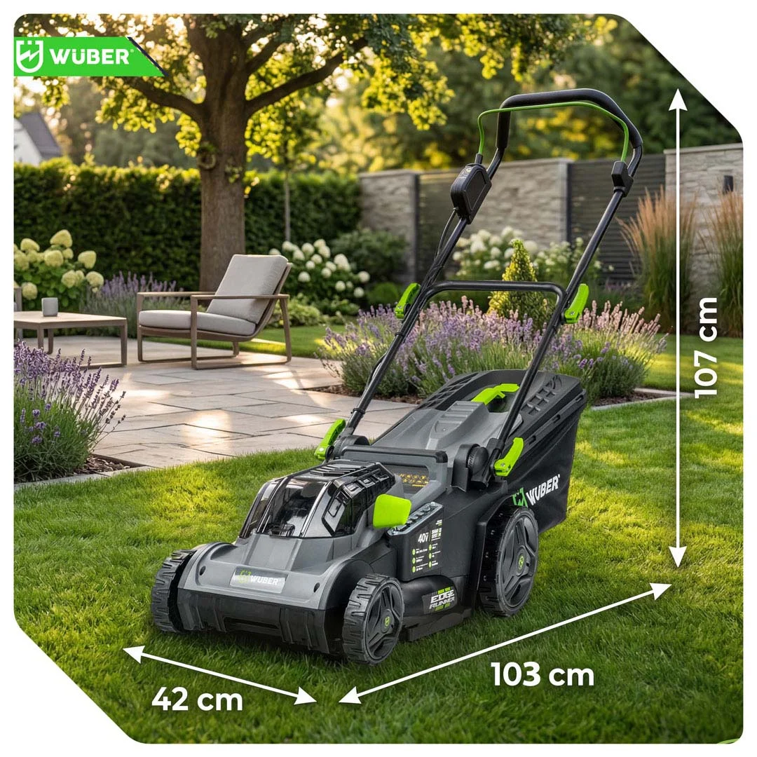 Cordless lawn mower 38 cm 40 V 4.0 Ah