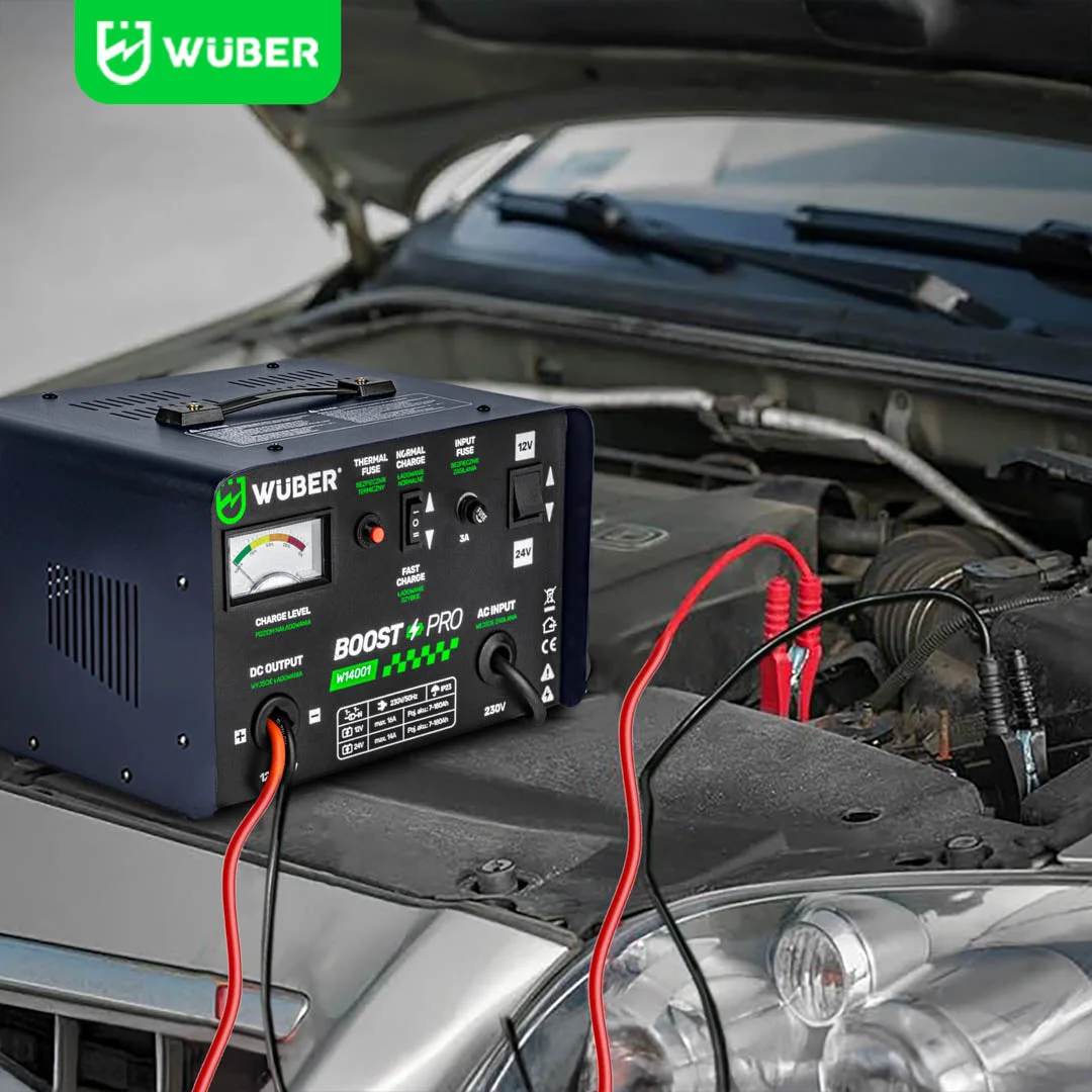 Batteriladdare 12/24 V 16 A, 7-180 Ah
