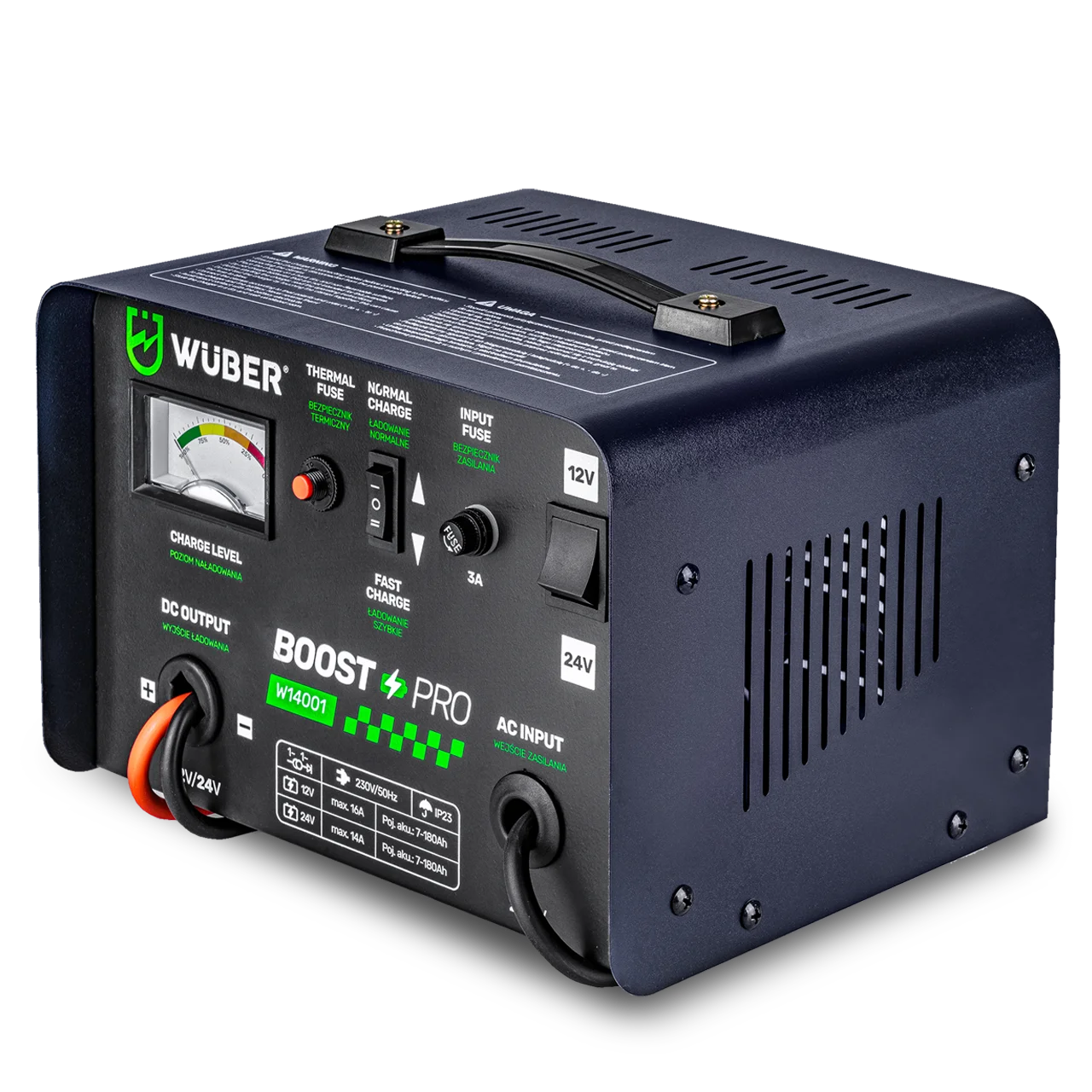 Batteriladdare med startfunktion 40 A 12/24 V