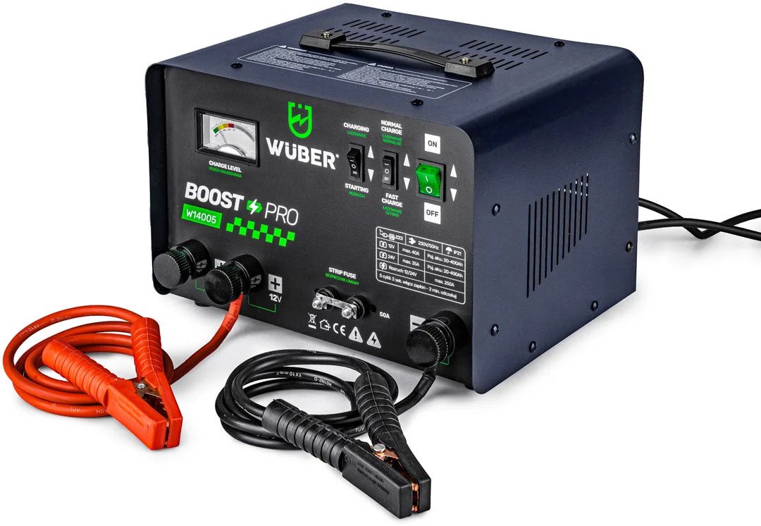 Batteriladdare med startfunktion 40 A 12/24 V