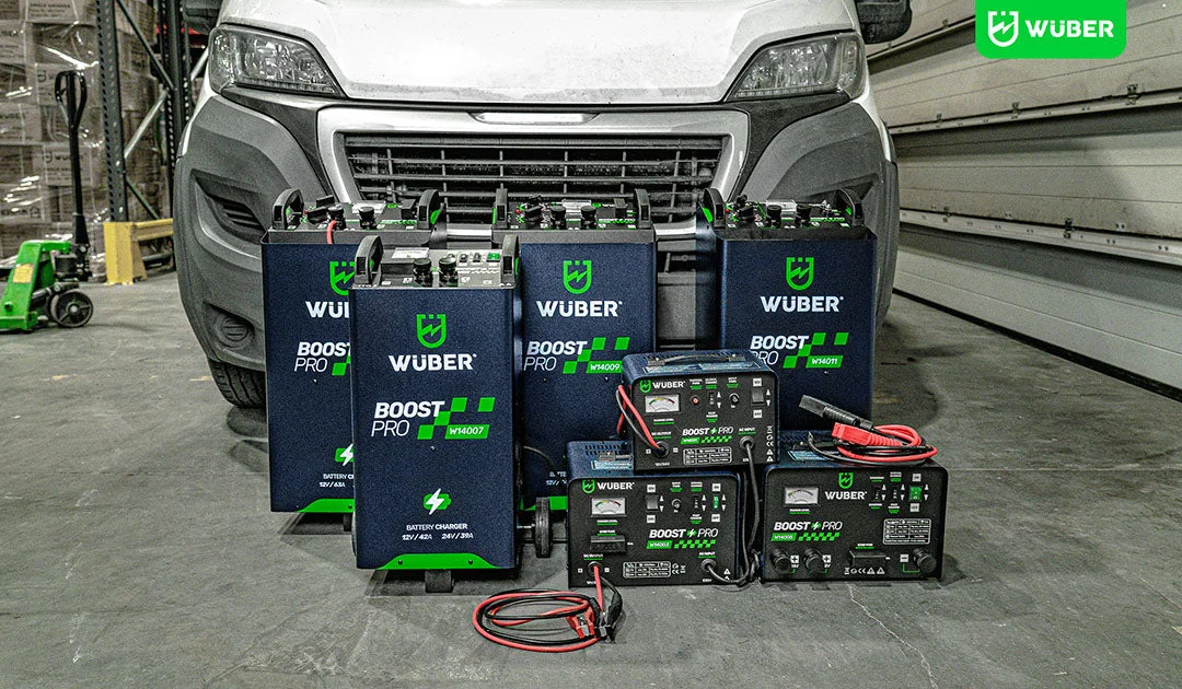 Batteriladdare med startfunktion 40 A 12/24 V
