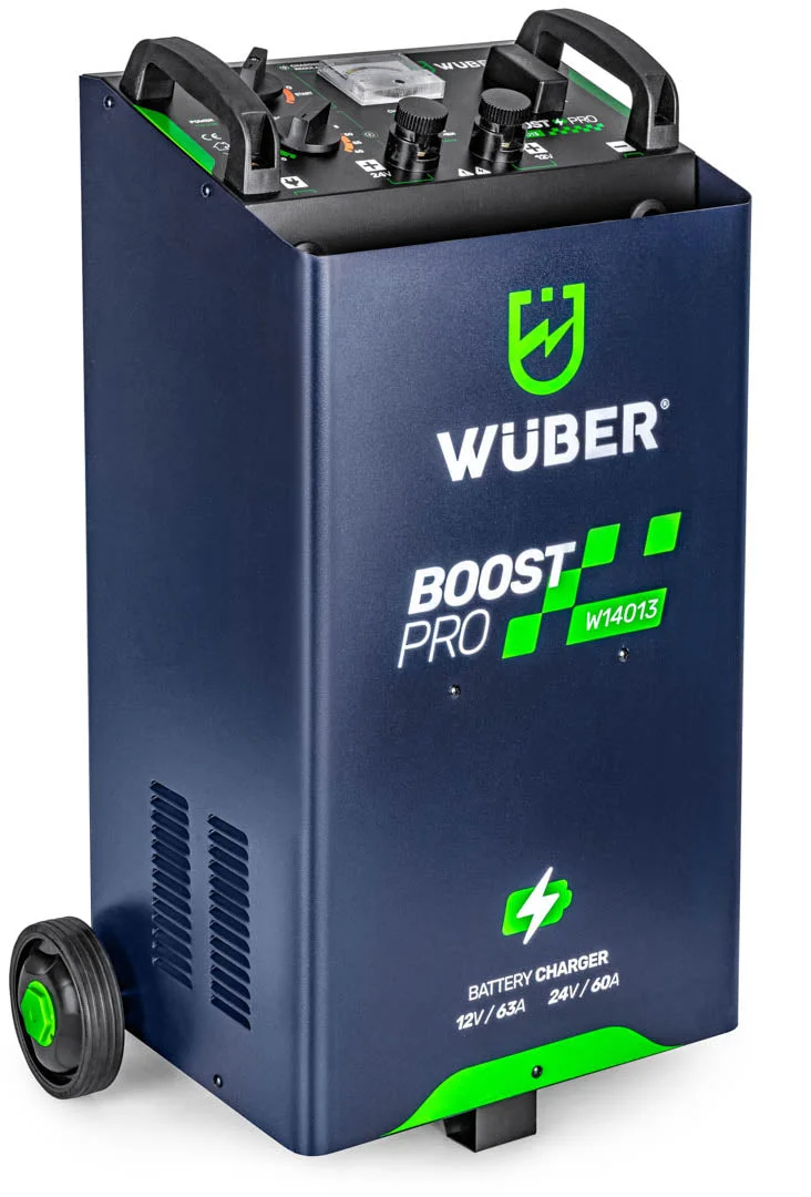Battery Charger with Jump Start 63 A 12/24 V