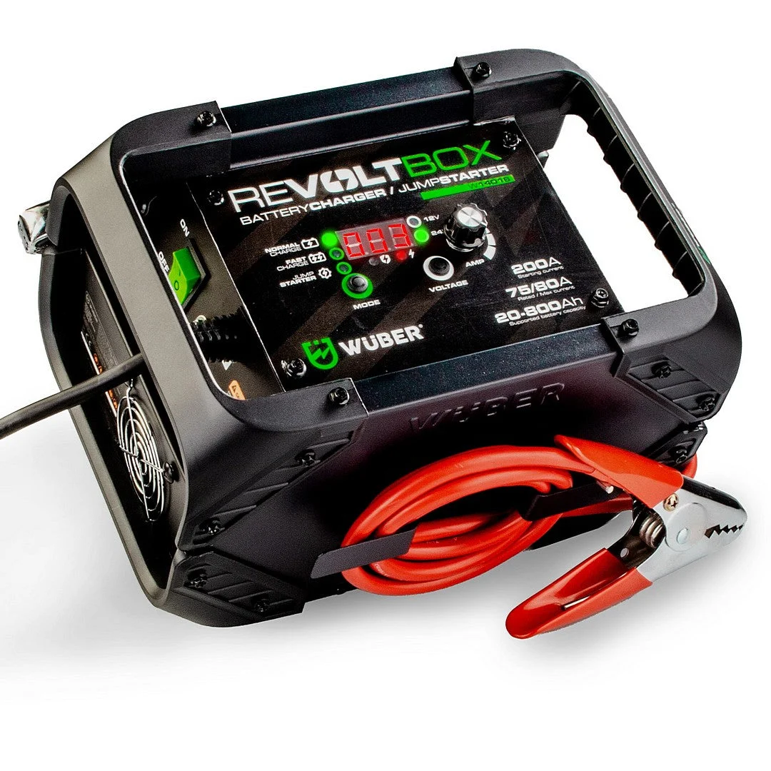 Battery Charger 80 A 12/24 V, 200 A Start Current