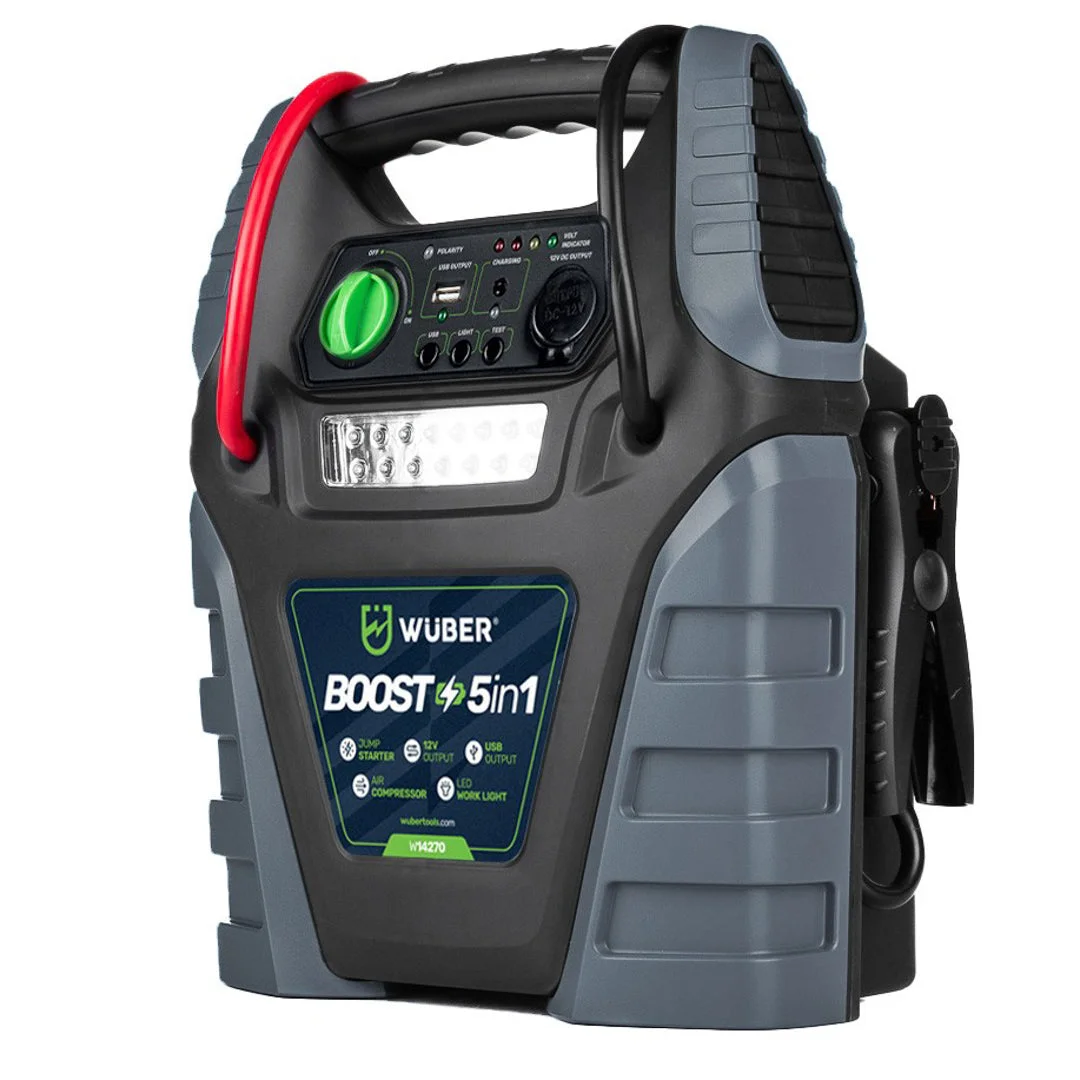 Starthjälp med kompressor 5-i-1, 12 V 900 A