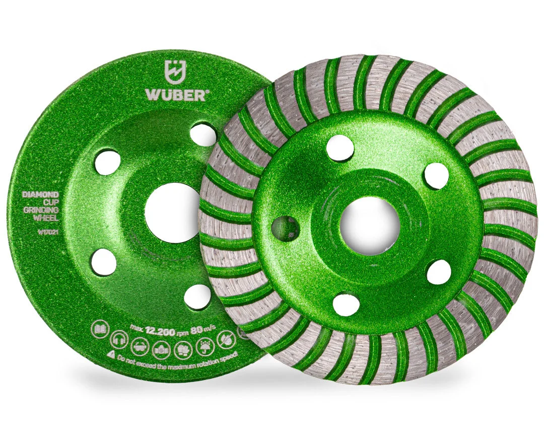 Diamond cup wheel turbo 125 mm, 2-pack