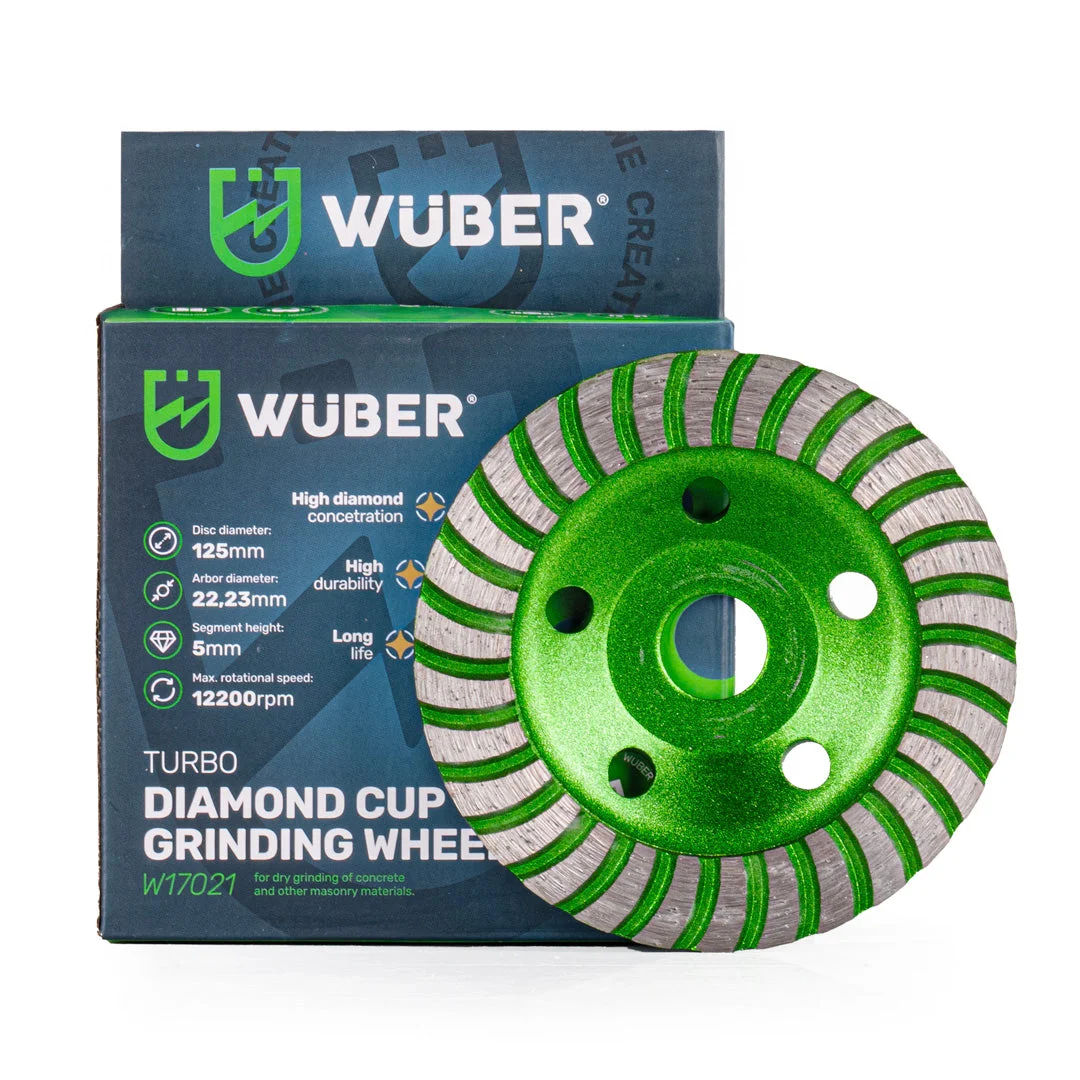 Diamond cup wheel turbo 125 mm, 2-pack
