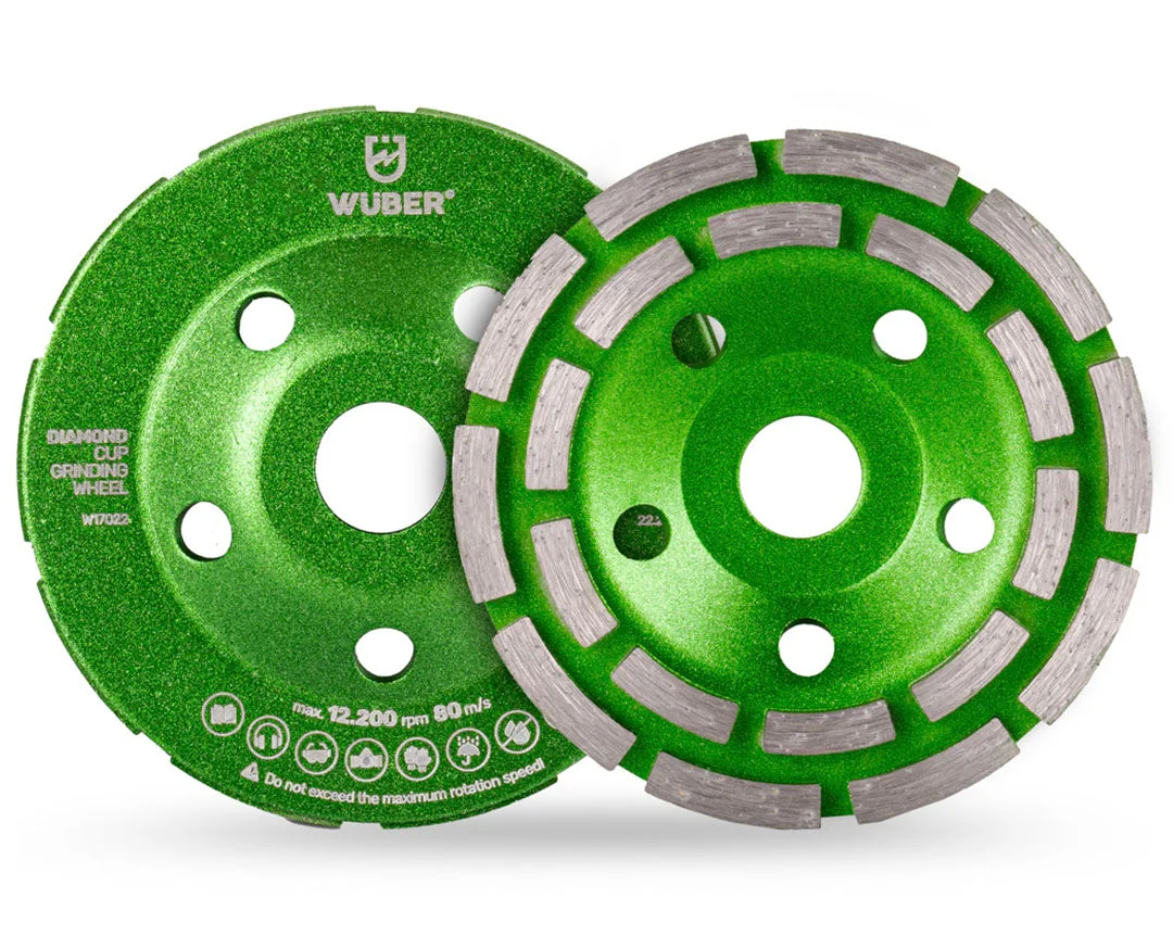 Diamantslipskål 125 mm turbo, M14, 3-pack