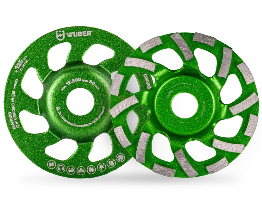 Diamond Cup Wheel 125 mm M14, Segmented, 4-Pack