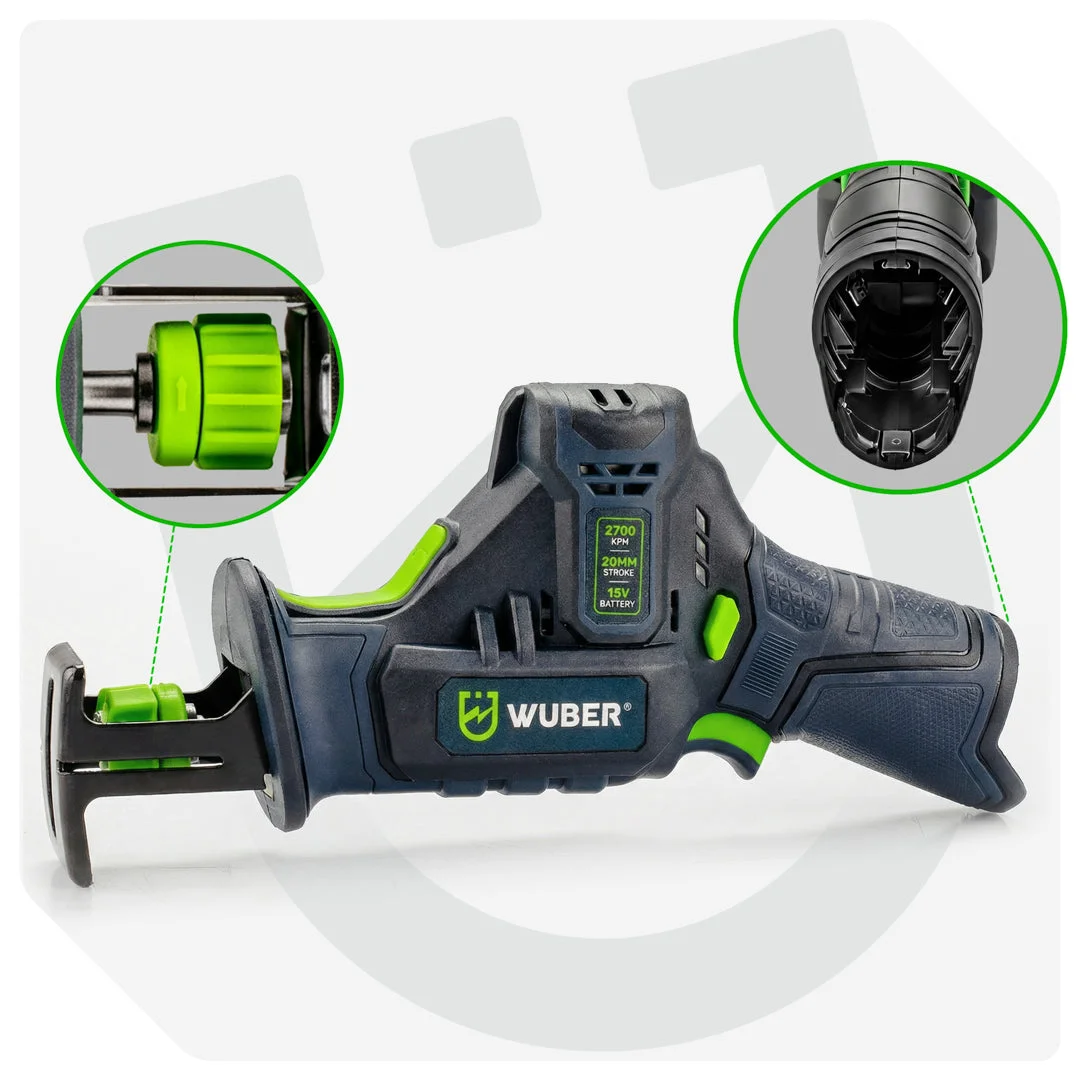 Cordless Reciprocating Saw 12 V, 80 mm Wood Cut