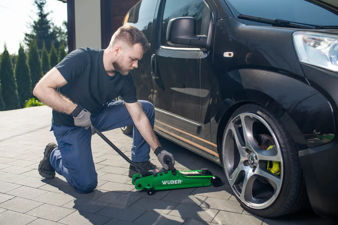 Garagedomkraft lågprofil 2,5 t, 80–375 mm