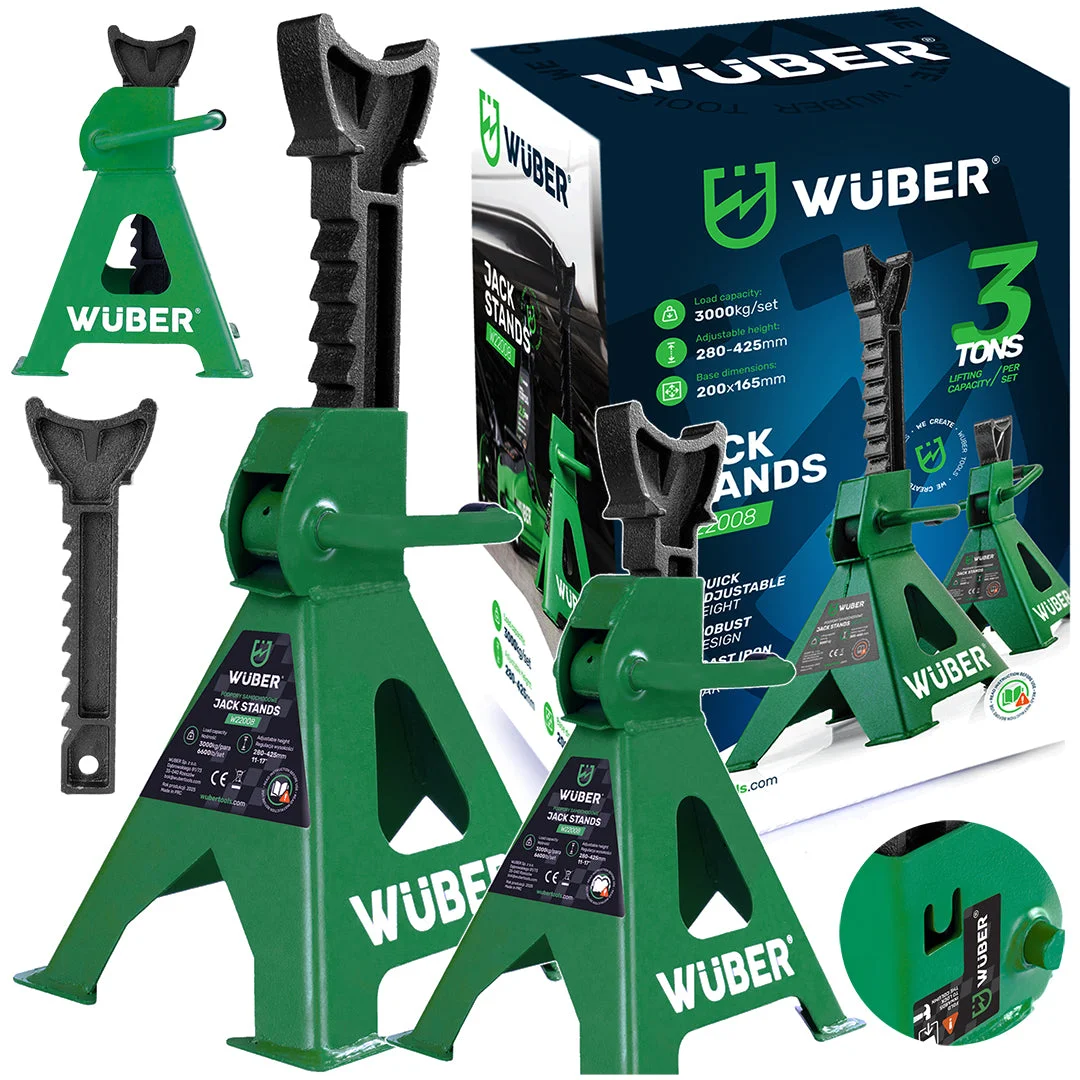 Axle Stands 3000 kg, 280-425 mm, 2 pcs