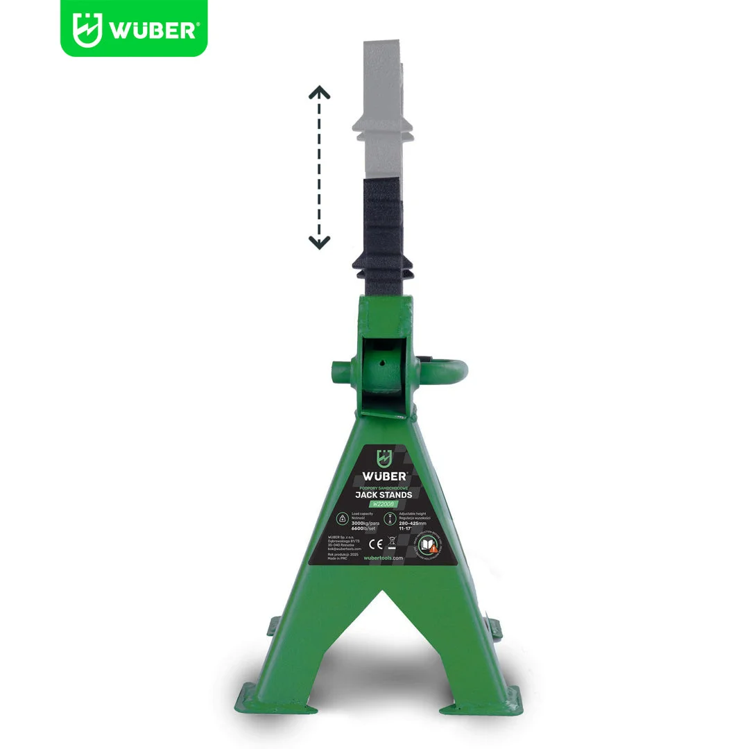 Axle Stands 3000 kg, 280-425 mm, 2 pcs