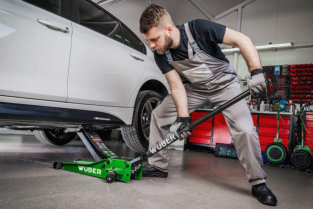 Low-profile garage jack 3 t, 85-430 mm