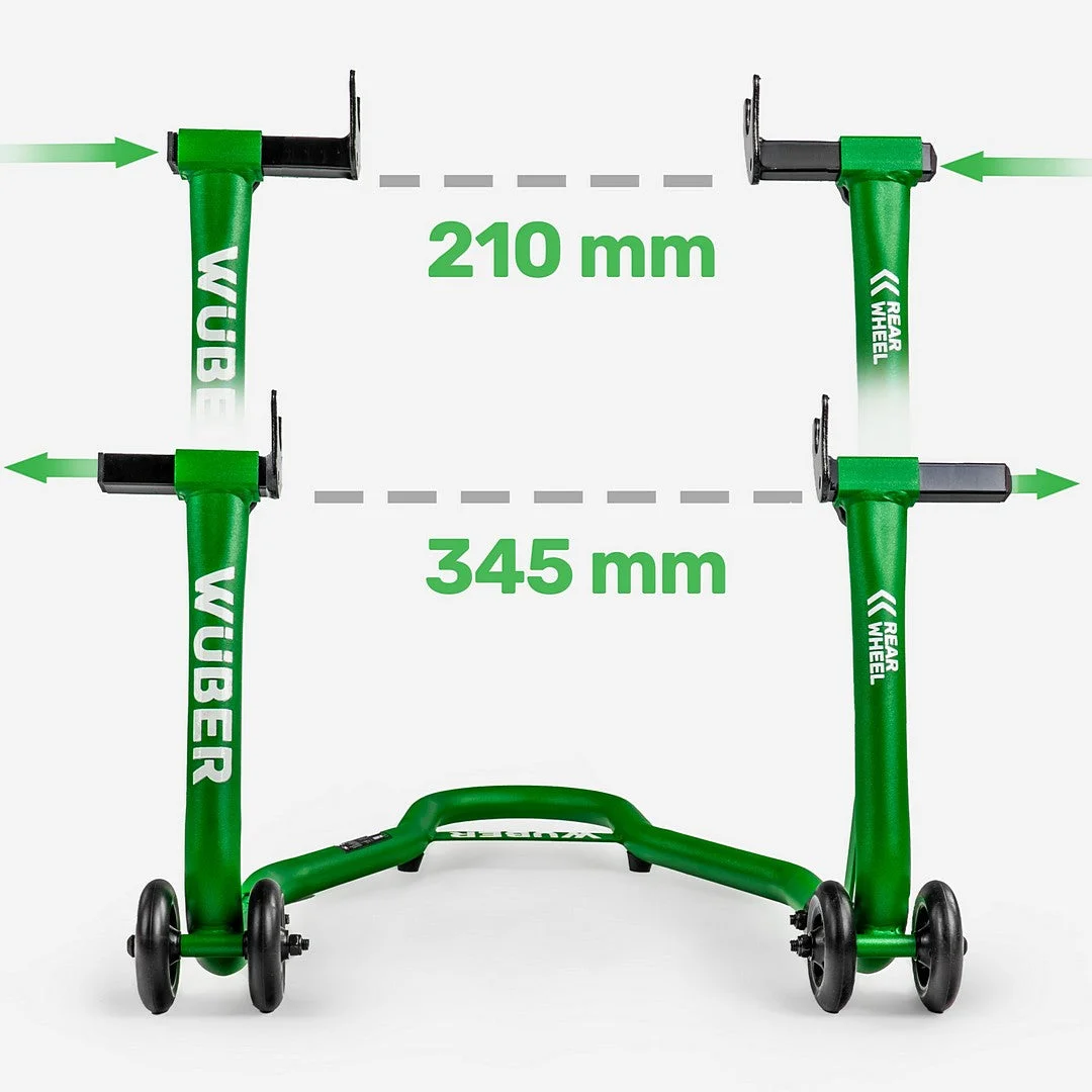 Motorcycle rear wheel stand 170 kg, 34 cm lift