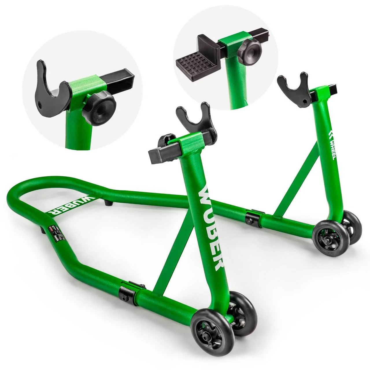 Motorcycle rear wheel stand 170 kg, 34 cm lift
