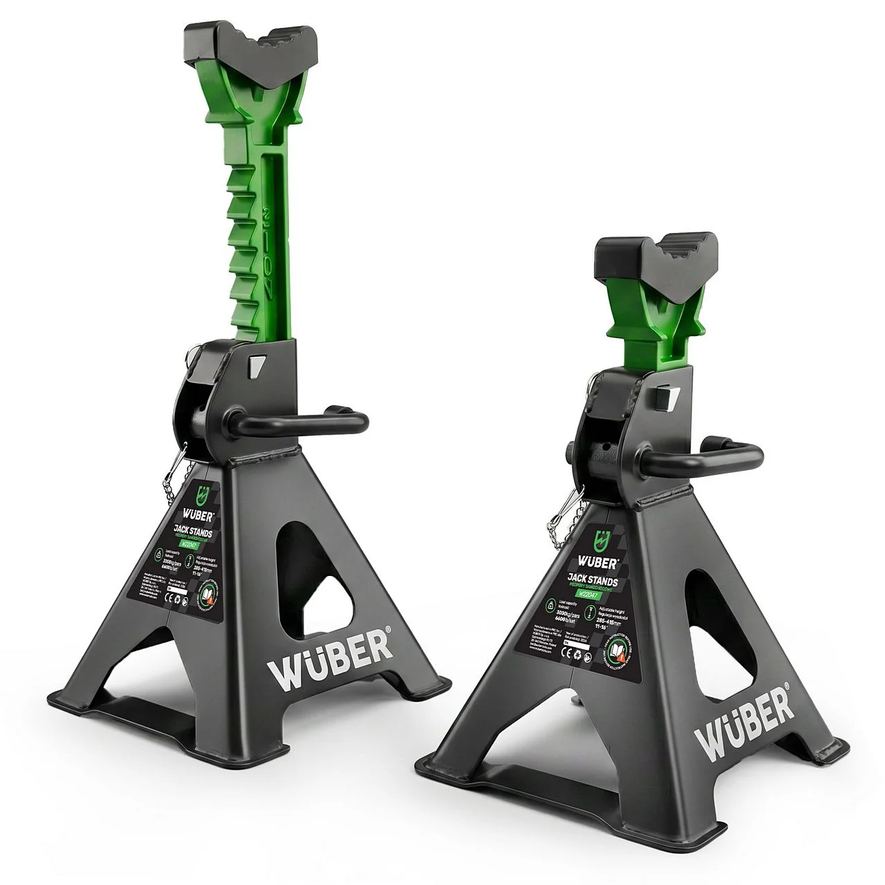 Axle Stands 3 t 285-415 mm 2 pcs