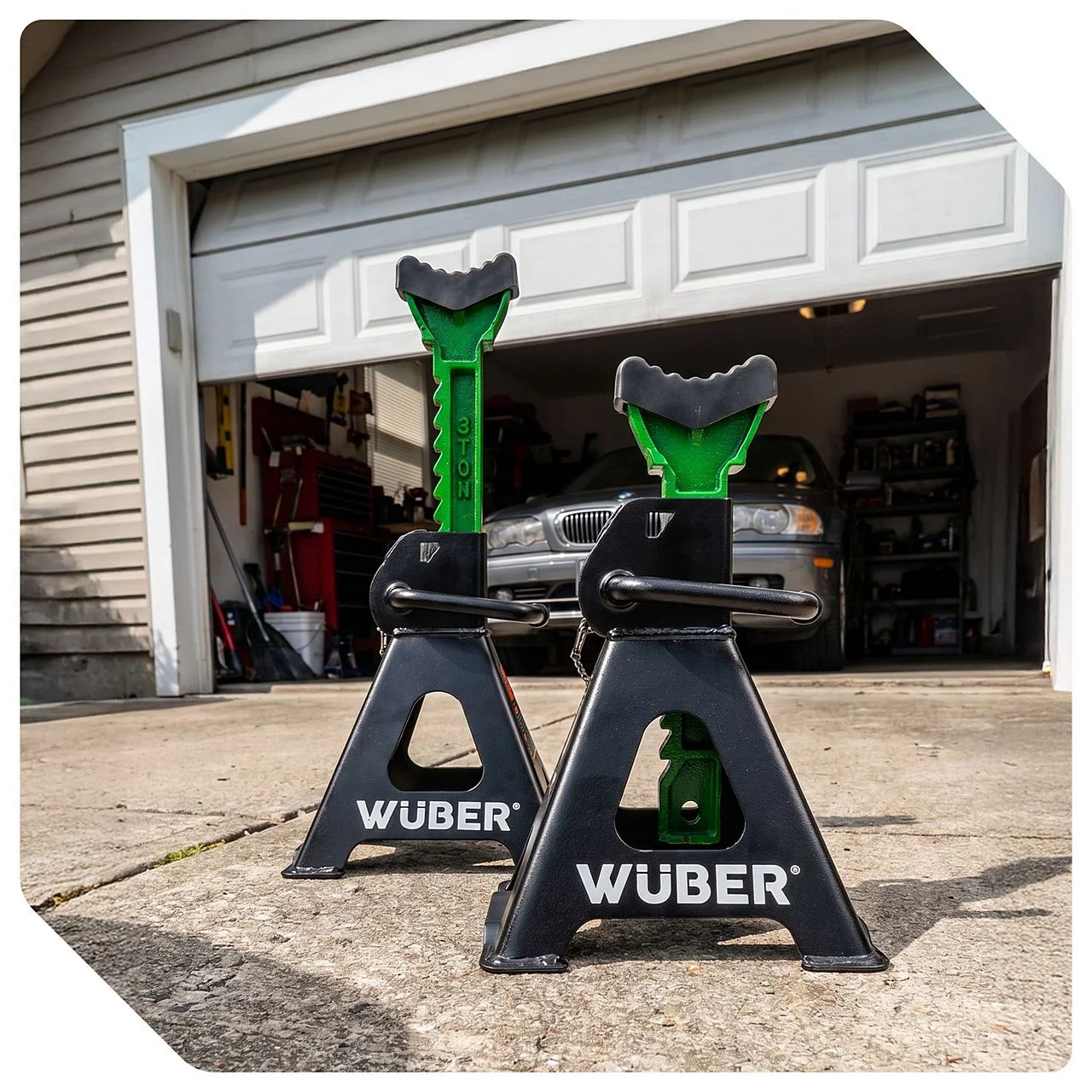 Axle Stands 3 t 285-415 mm 2 pcs