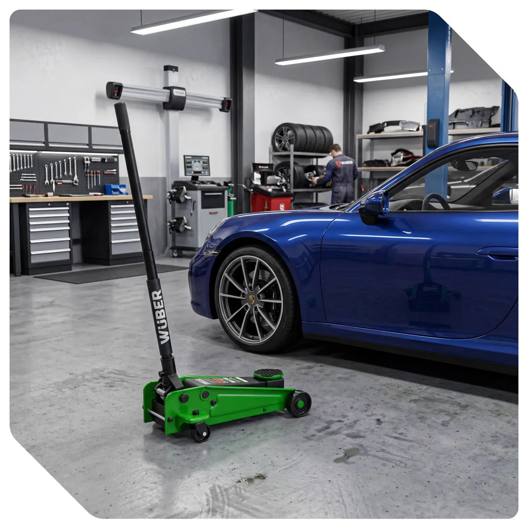 Low-profile garage jack 3 t, 140-460 mm