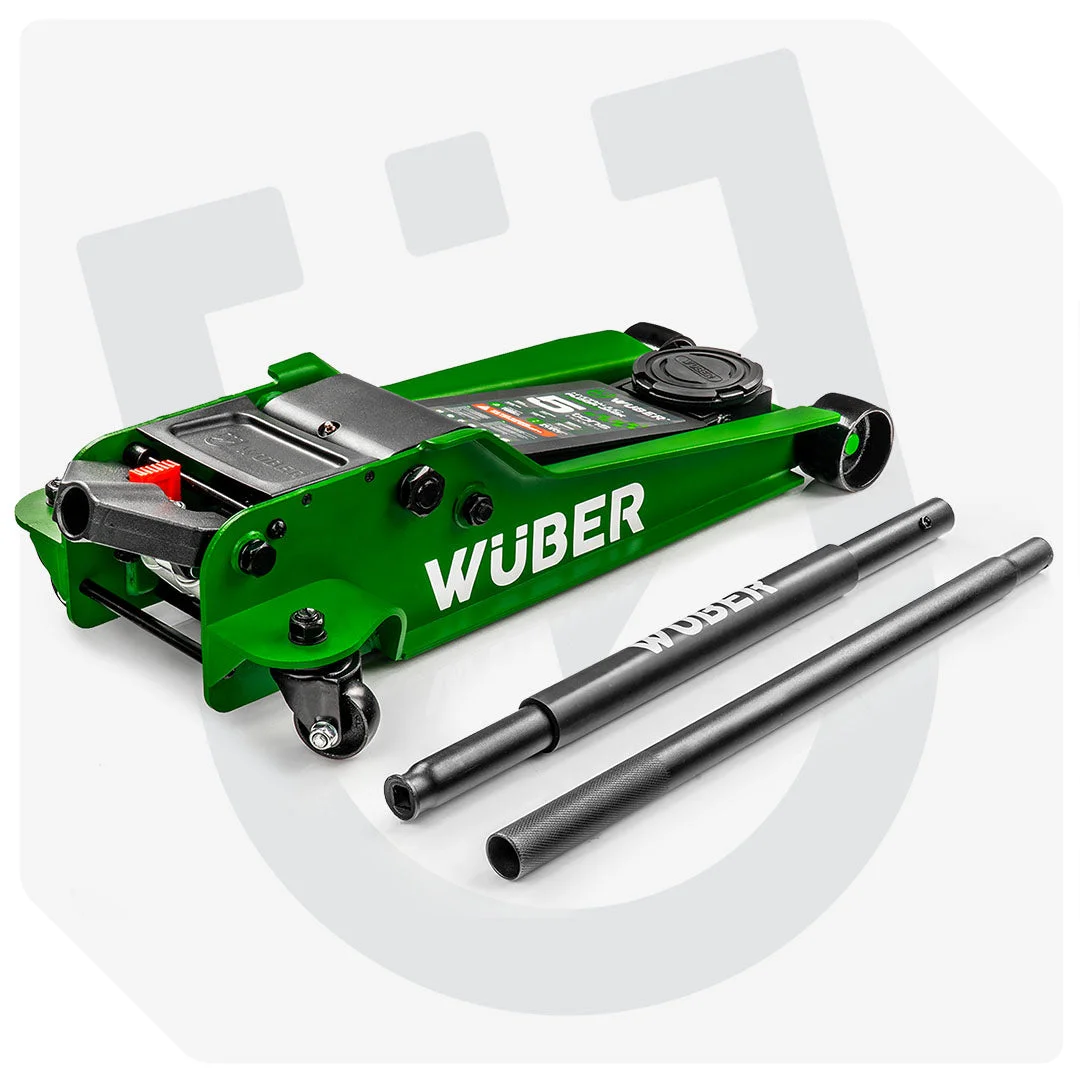 Low profile garage jack 5 t, 95–550 mm