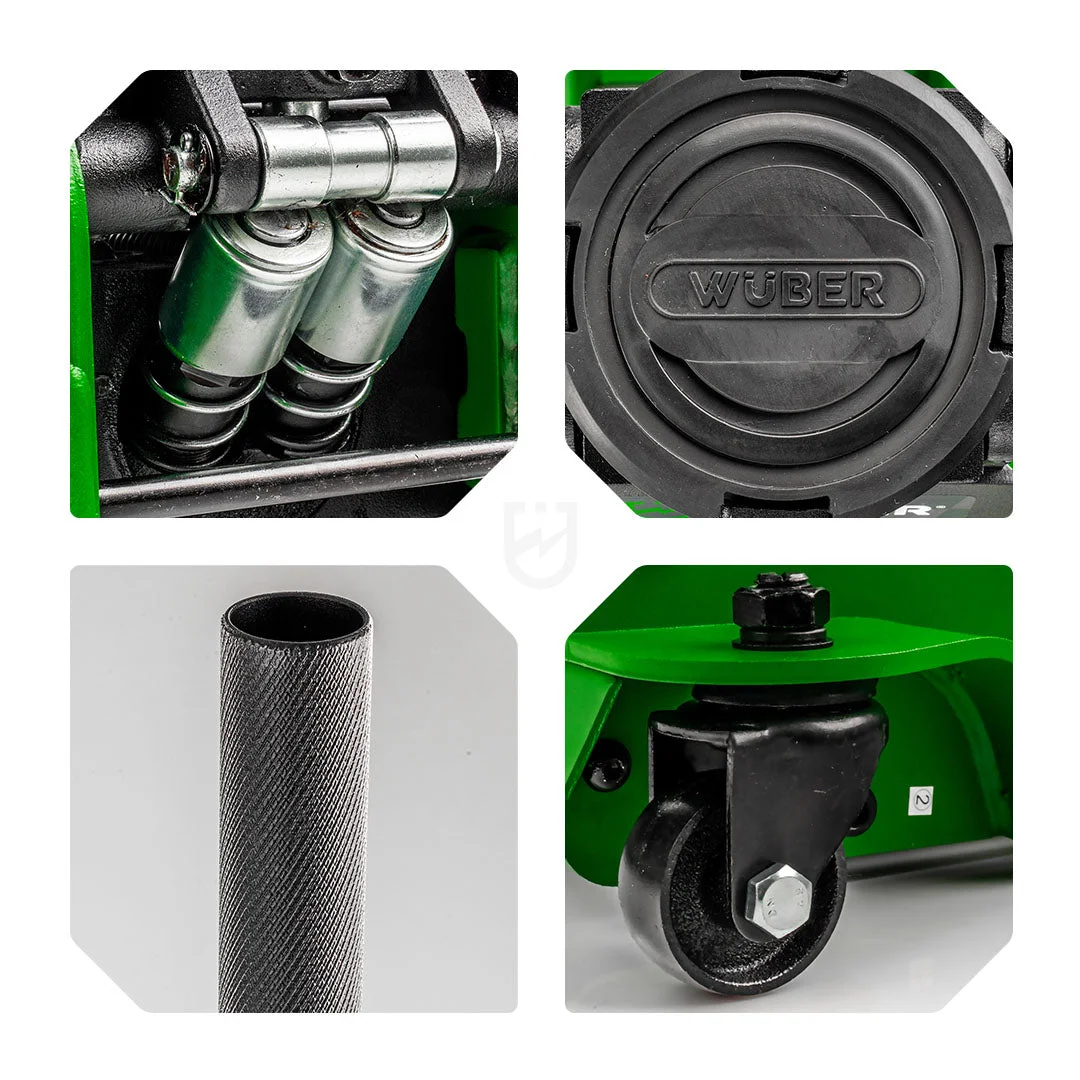 Low profile garage jack 5 t, 95–550 mm