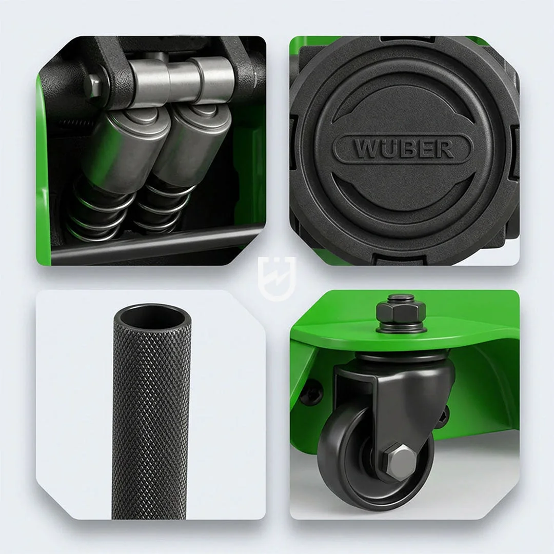 Low-profile garage jack 5000 kg, 112-505 mm