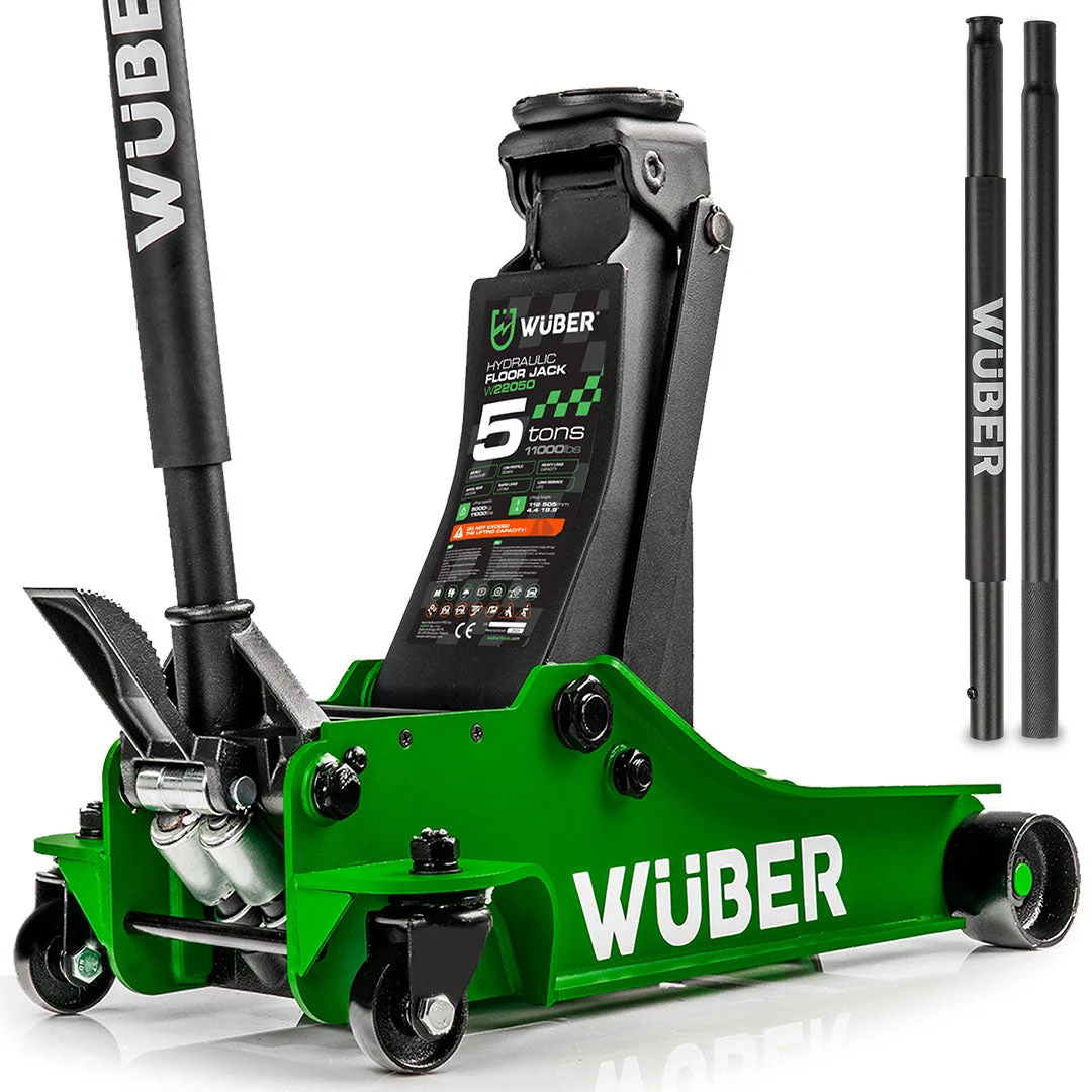 Low-profile garage jack 5000 kg, 112-505 mm