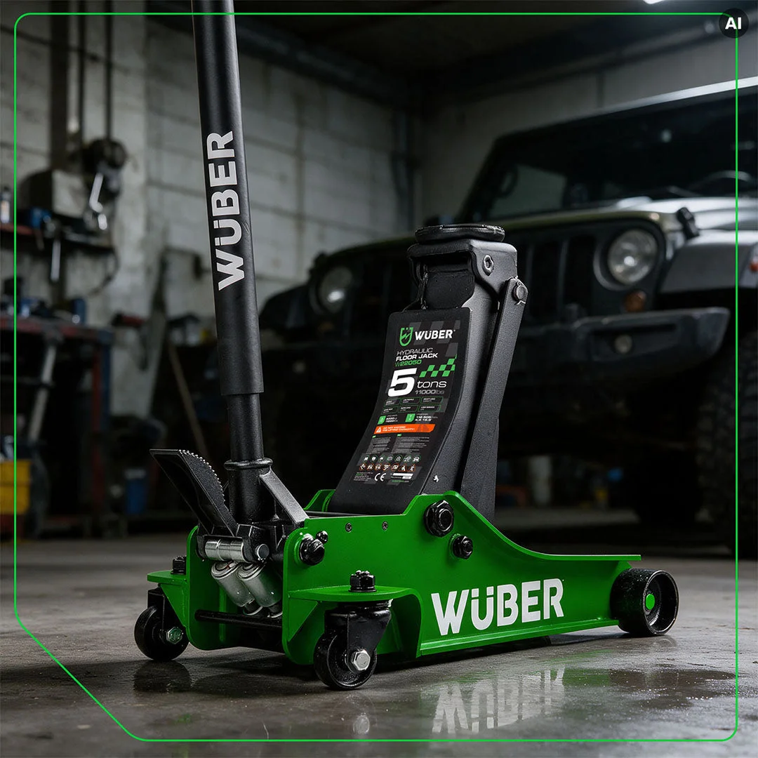 Low-profile garage jack 5000 kg, 112-505 mm