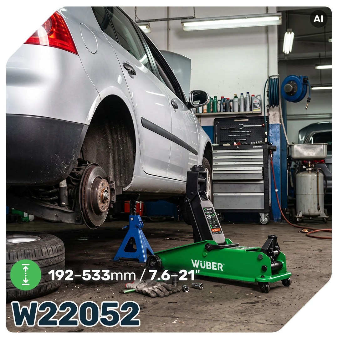 Garage Jack 3 t, lifting range 192–533 mm