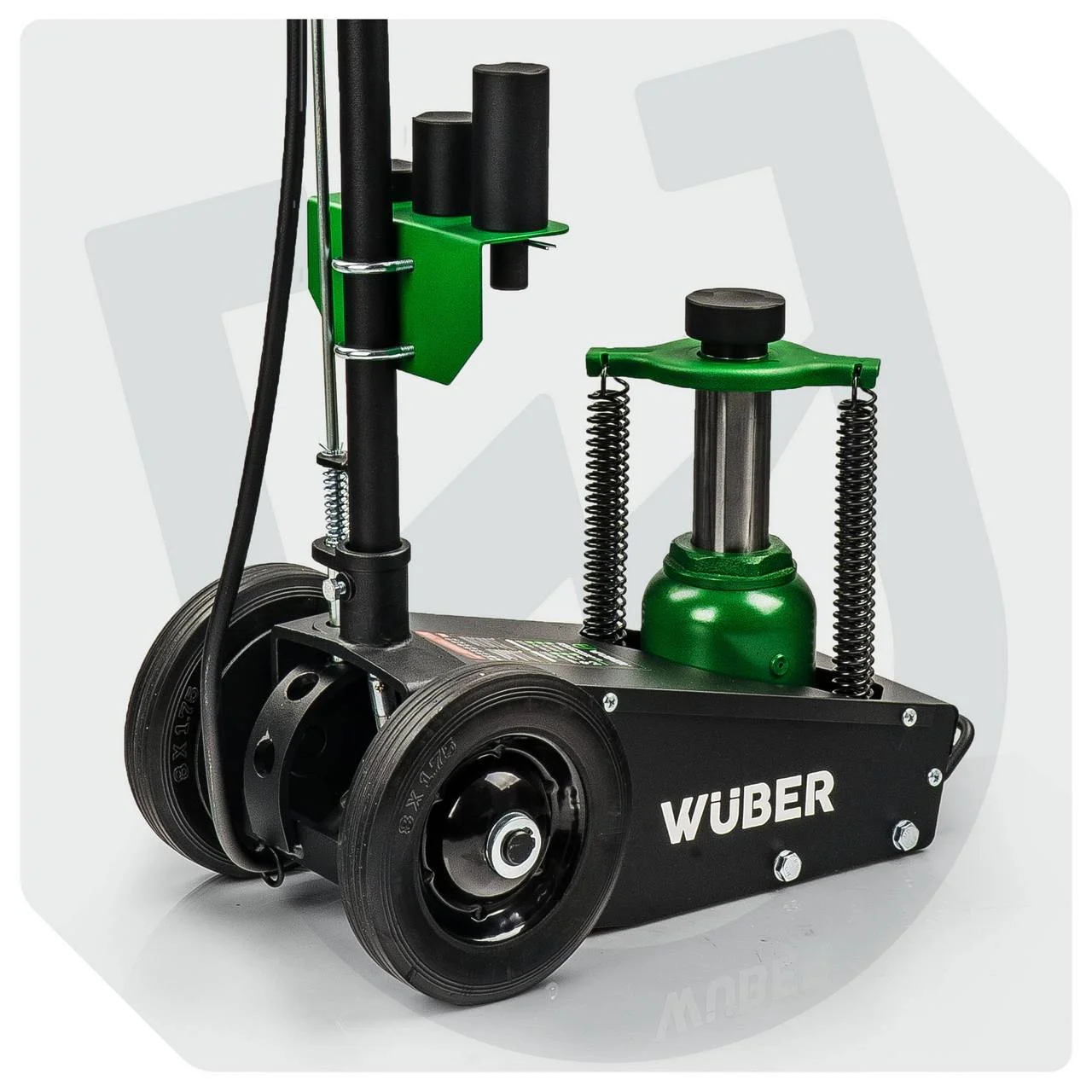 Air/hydraulic jack 22 t, 220–535 mm