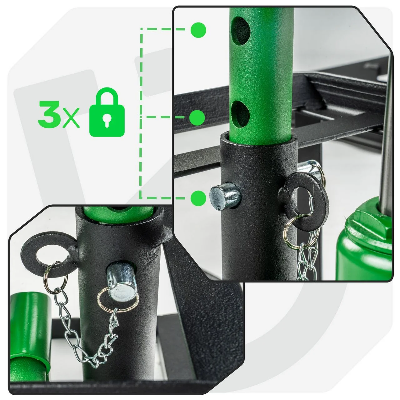 Car ramps with hydraulic jacks 5 t, 2 pcs
