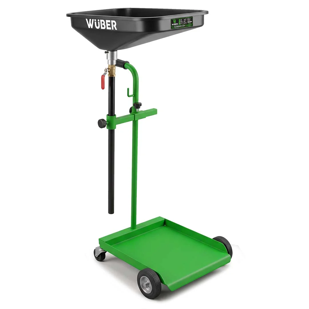 Oil Drain Trolley 120-175 cm, 25 l Container
