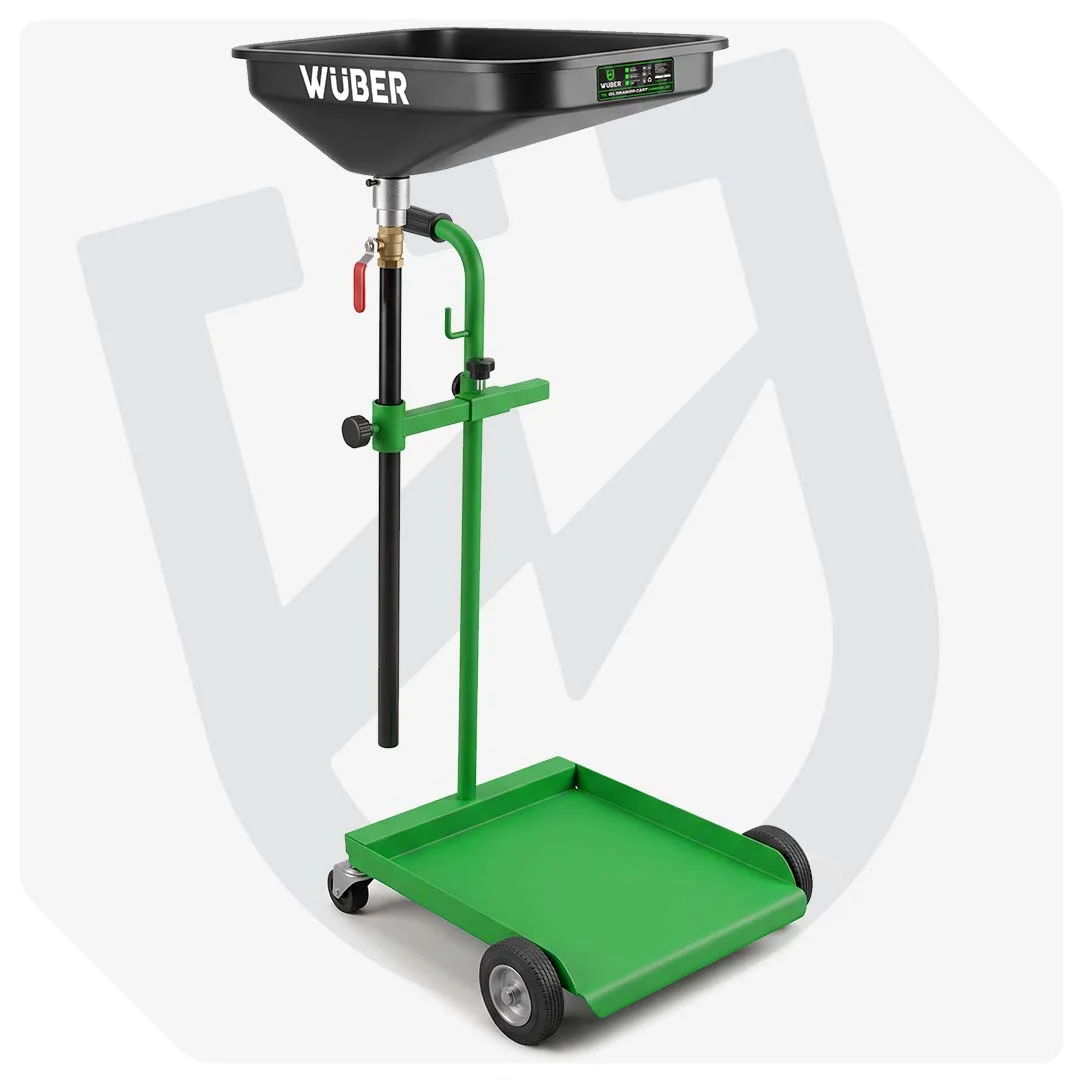 Oil Drain Trolley 120-175 cm, 25 l Container