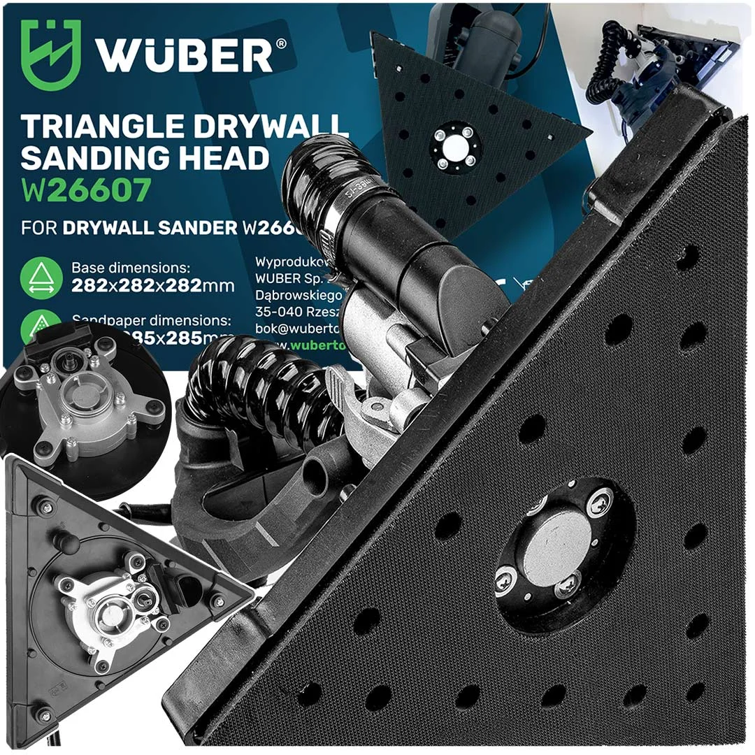 Triangular sanding pad 282 mm for wall sanders