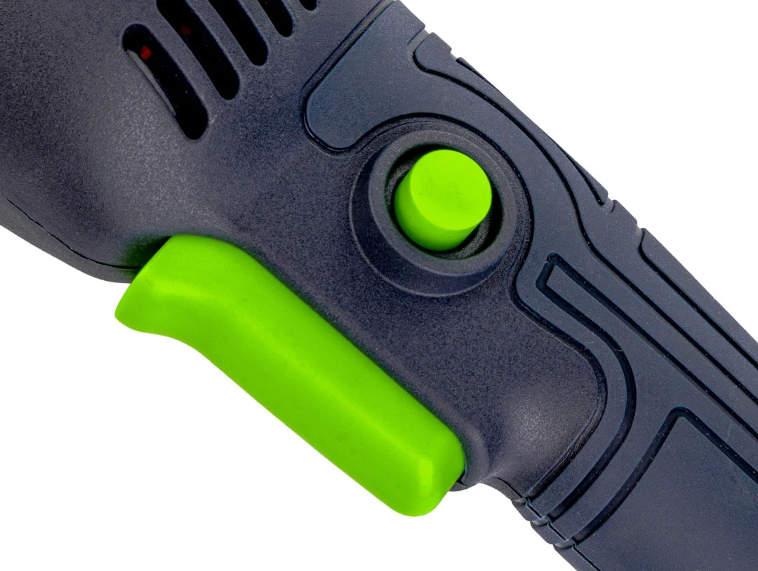 Angle Grinder 1200 W 125 mm, Variable Speed + 10 Discs
