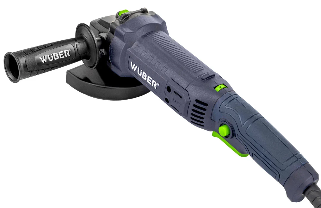 Angle Grinder 1200 W 125 mm, Variable Speed + 10 Discs