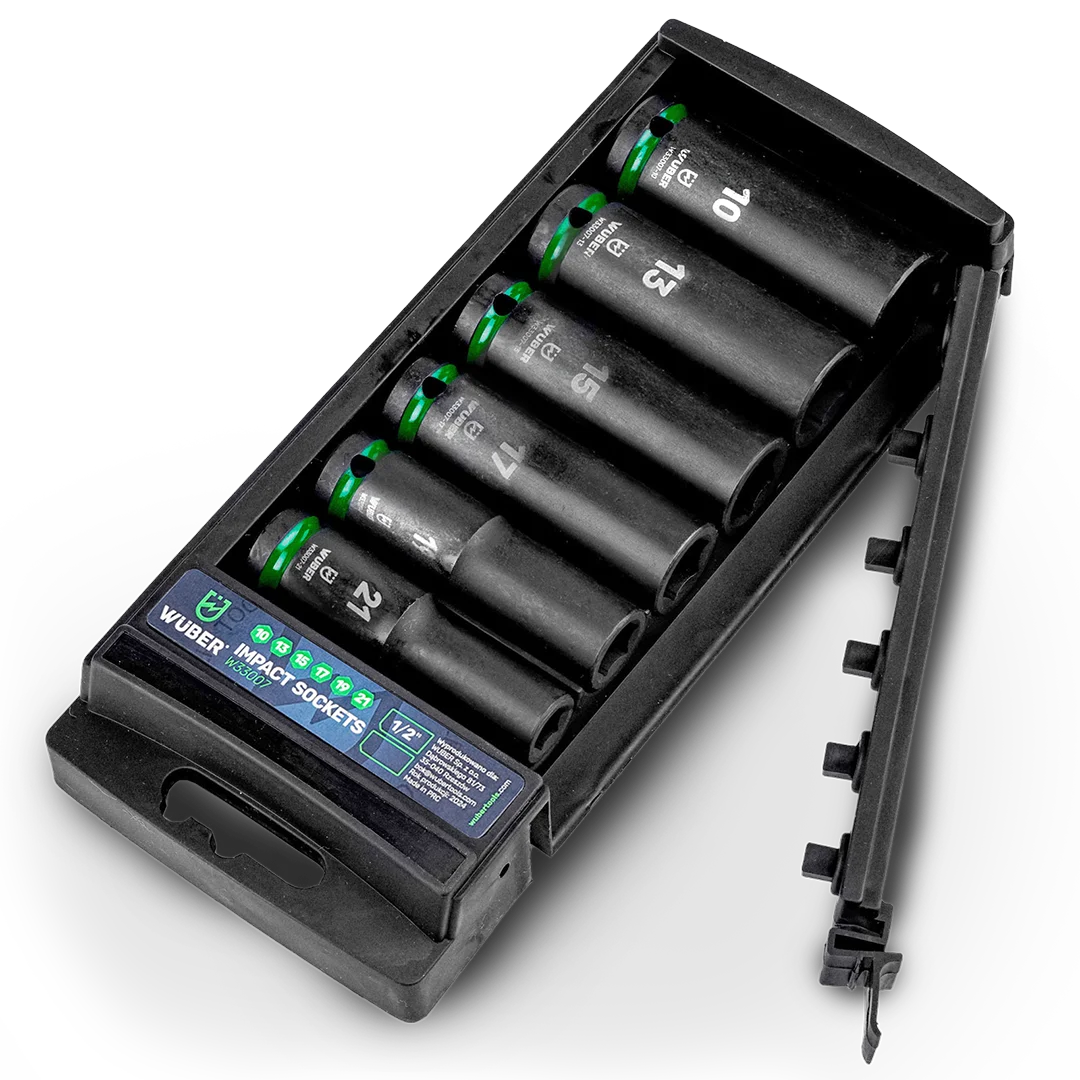 Impact Socket Set 1/2" Deep 10-21 mm, 2-Pack