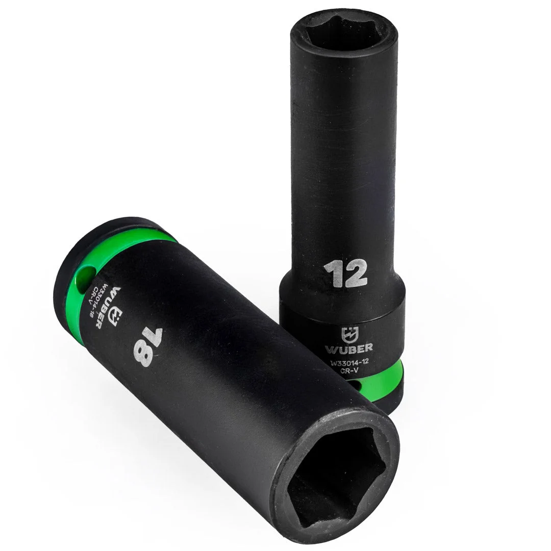Slaghylssats 1/2" sexkant 10-19 mm, 20 delar