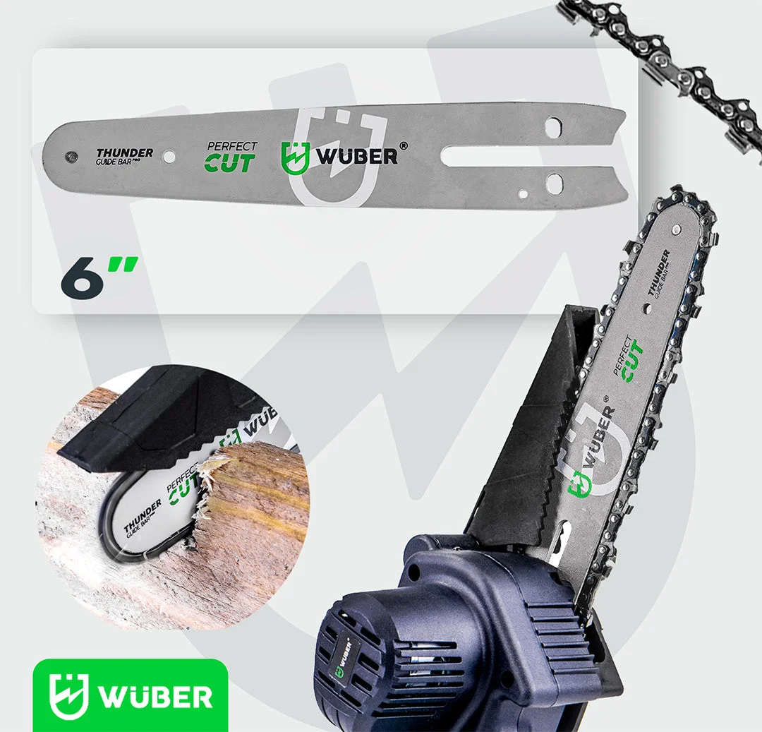 Guide bar 6" (15 cm) for mini chainsaw, 3-pack