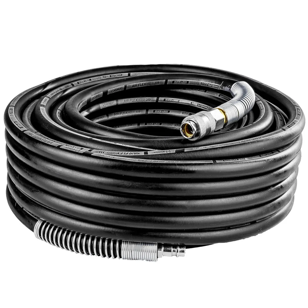 Air hose rubber/PVC 6x13 mm, 10 m, 20 bar