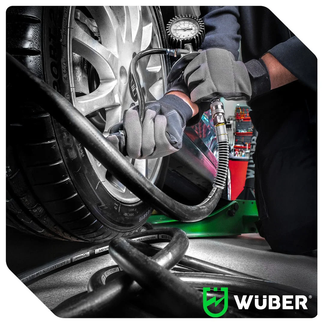 Air hose rubber/PVC 6x13 mm, 10 m, 20 bar
