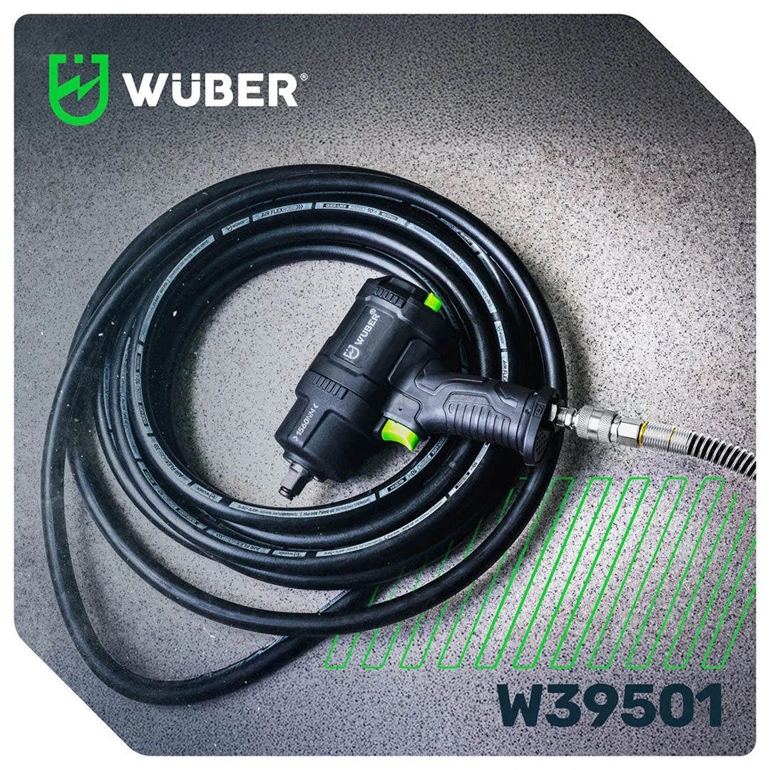 Air hose rubber/PVC 6x13 mm, 10 m, 20 bar